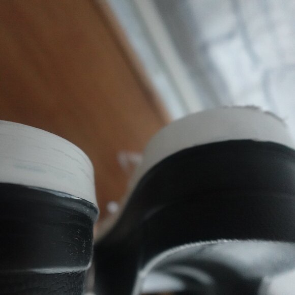 J/Slides tan on sandal in black - Picture 6 of 9